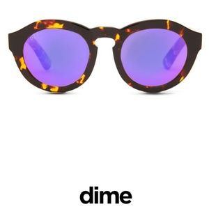 Diff Eyewear Dime Tortoise Shell/Purple Sunnies